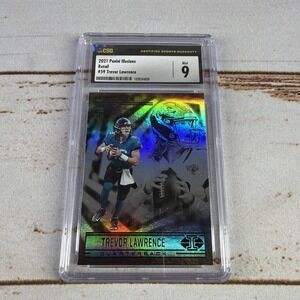2021 Panini Illusions Trevor Lawrence #59 RC Jaguars CSG 9 Mint Cert 1028504020